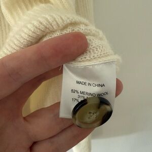 Quince Cream Merino Wool Sweater